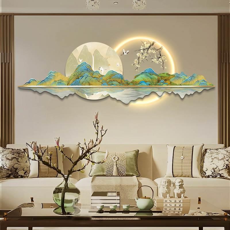 Luxury Lifestyle Living - Estilo chinês led relógio de parede