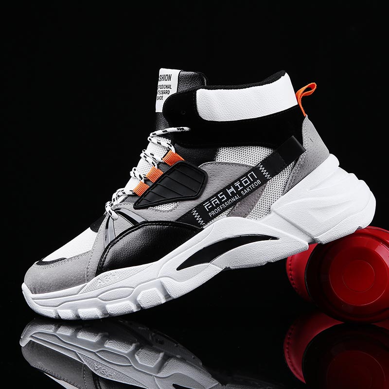 Luxury Lifestyle News - Hightop-Sapatilhas Esportivas Masculinas, Sapatilhas de Cima