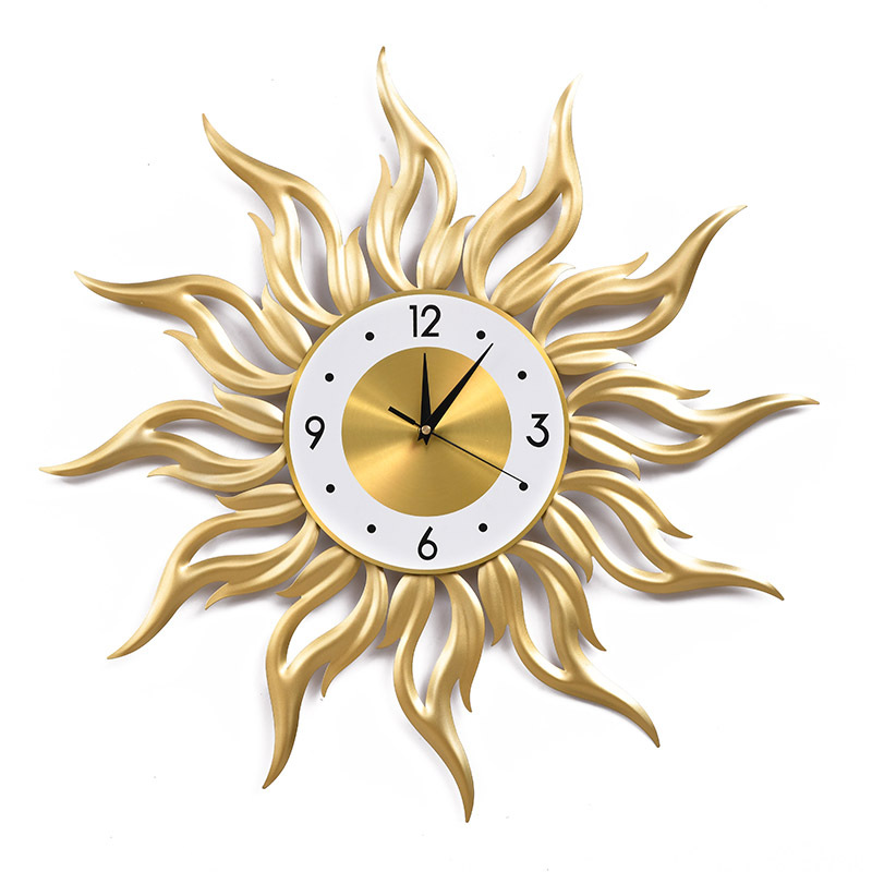 Luxury Lifestyle Living - Relógio de Parede Nórdico Dourado para