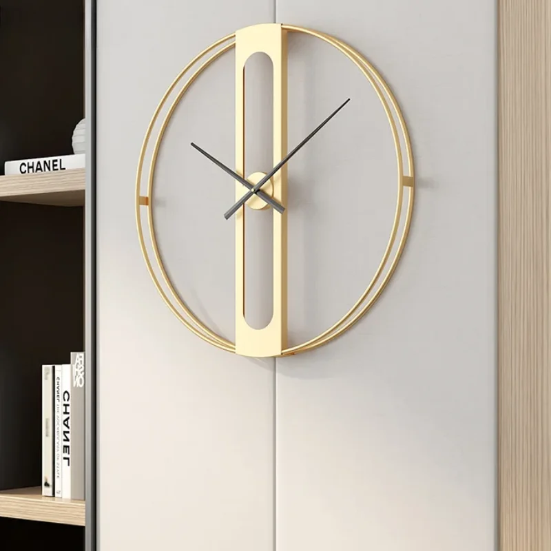 Luxury Lifestyle Living - Relógios de parede minimalistas dourados, luxuosos,