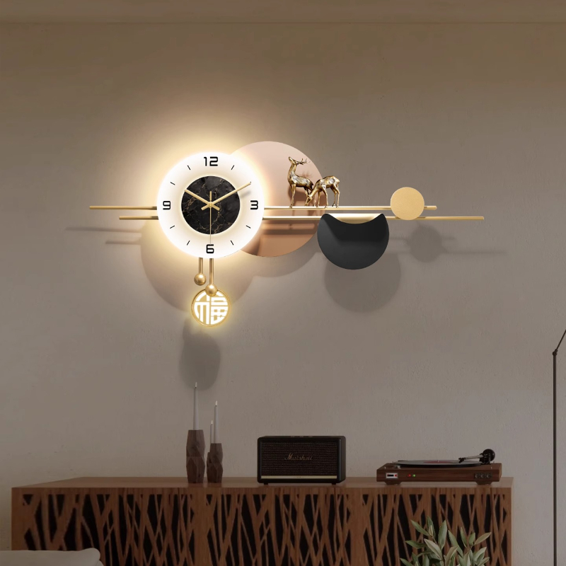 Luz de luxo interior relógios  - Luxury Lifestyle Living avaliação e preço