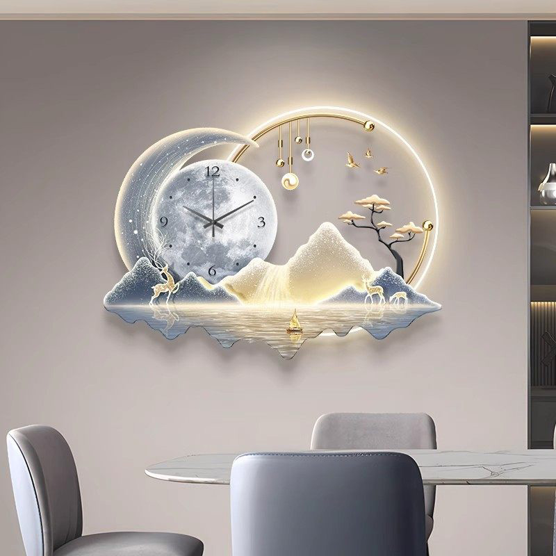 Relógio de Parede LED Artístic - Luxury Lifestyle Living avaliação e preço